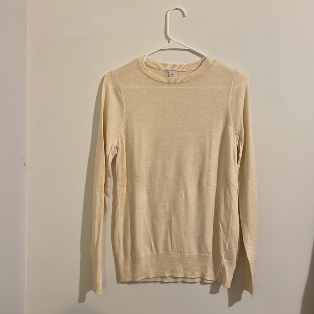 A New Day Cream Sweater